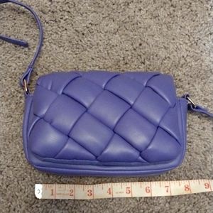 Small purple Primark brand cross body bag.
